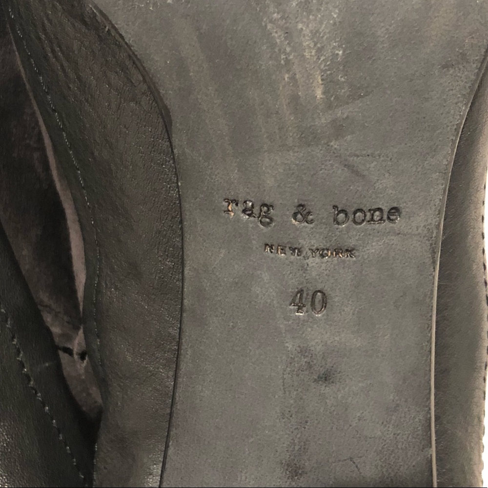 Rag & Bone Leather Suede Ankle Boots Sz 40 - Picture 9 of 11